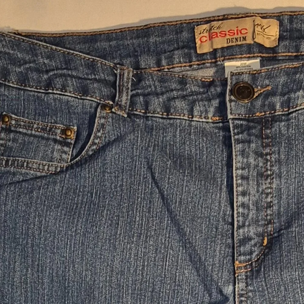 JMS Classic denim stretch Jeans in size 20W - Picture 2 of 12